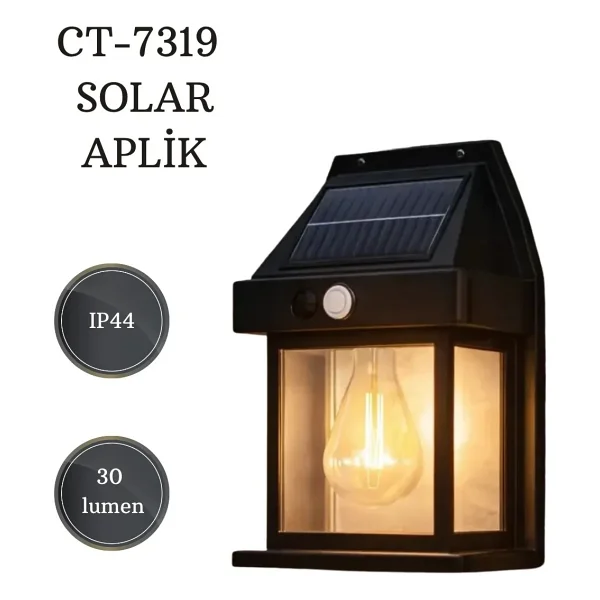 Cata Ct-7319 Gece 20 W Solar Bahçe Apliği - Görsel 7