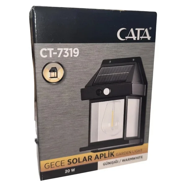 Cata Ct-7319 Gece 20 W Solar Bahçe Apliği - Görsel 8