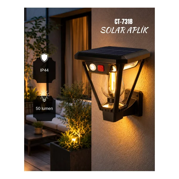 Cata Ct-7318 Sakura 25 W Solar Bahçe Armatürü - Görsel 7