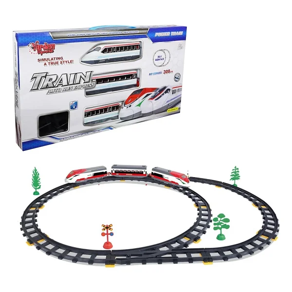 Vardem 40 Pcs Işıklı 308 Cm Hızlı Tren Seti - Görsel 5