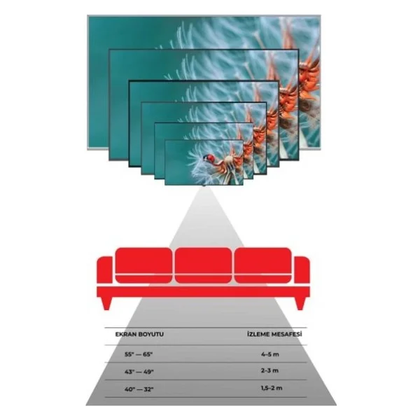 Axen Ax50quprl-W02m 4K Ultra HD 50" 126 Ekran Uydu Alıcılı Webos Smart QLED TV - Görsel 4