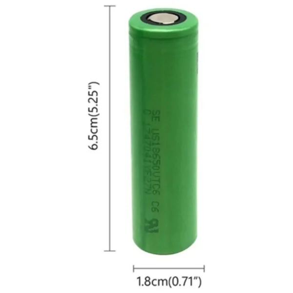 Sony Vtc6 18650 3.7v 3000 mAh 3'lü Li-Ion Şarjlı Pil - Görsel 5