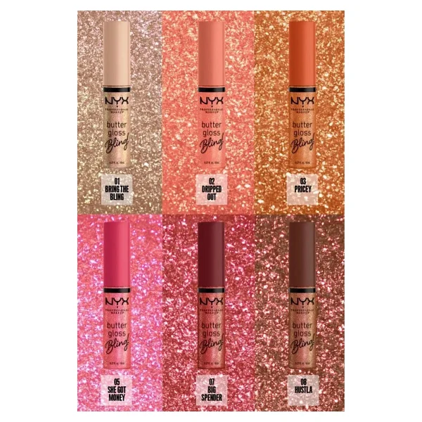 Nyx Professional Makeup Butter Gloss Bling Işıltılı Dudak Parlatıcısı - Görsel 7
