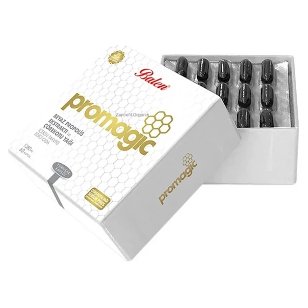 Balen Promagic Beyaz Propolis Ekstraktı Ve Çörekotu Yağı 60 Kapsül - Görsel 2