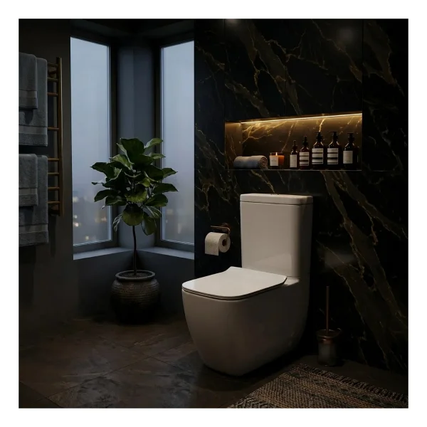 Vitra S25 Smooth Flush Kanalsız Beyaz Duvara Tam Dayalı Klozet Rezervuar Seti 9892b003-7201 - Görsel 2