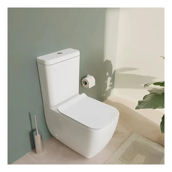 Vitra S25 Smooth Flush Kanalsız Beyaz Duvara Tam Dayalı Klozet Rezervuar Seti 9892b003-7201 - Görsel 3