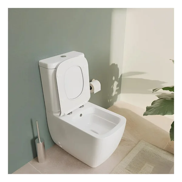 Vitra S25 Smooth Flush Kanalsız Beyaz Duvara Tam Dayalı Klozet Rezervuar Seti 9892b003-7201 - Görsel 4