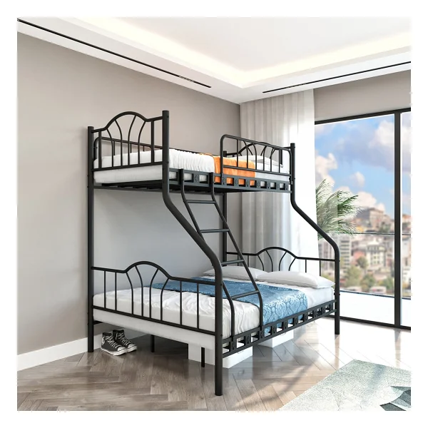 Argimo İmaj Siyah 90x190-140x190 cm 3'lü Metal Ranza - Görsel 2