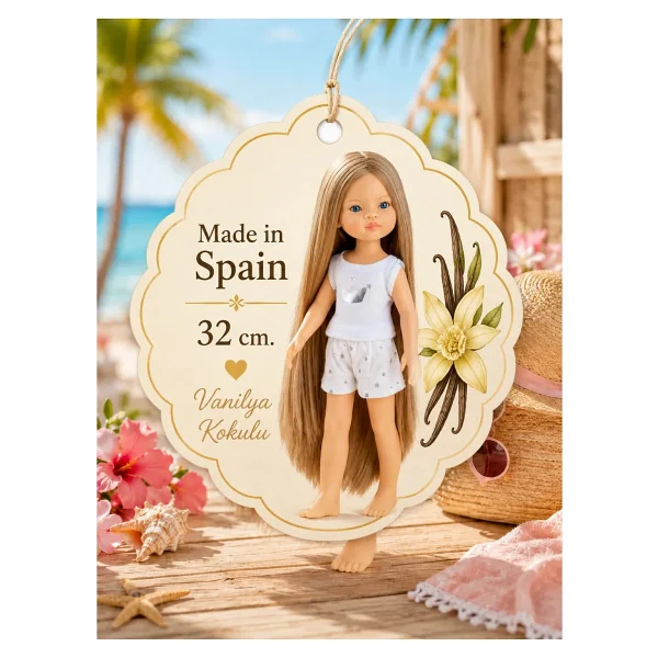 Paola Reina Manica Amiga Pijamalı 32 Cm Et Bebek 13208 - Görsel 5
