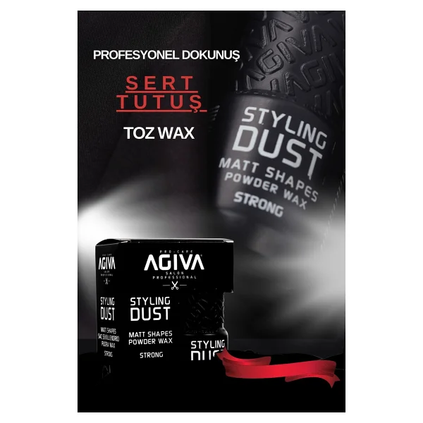 Agiva Saç Şekillendirici Pudra, Saç Şekillendirici Toz Wax, No:2, Sert Tutuş 20gr X 2 Adet Strong - Görsel 6