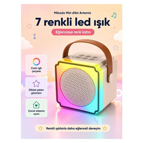 Mikado Md-61bt Bluetooth Hoparlör - Görsel 5