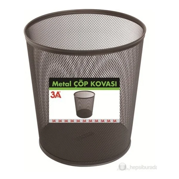 Ark 3a Ark 1145 Metal Konik Perfore Çöp Kovası - Görsel 2