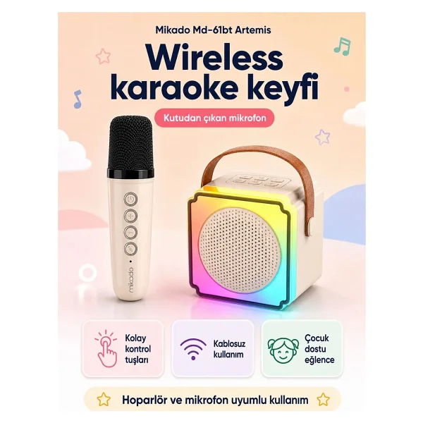 Mikado Md-61bt Bluetooth Hoparlör - Görsel 8