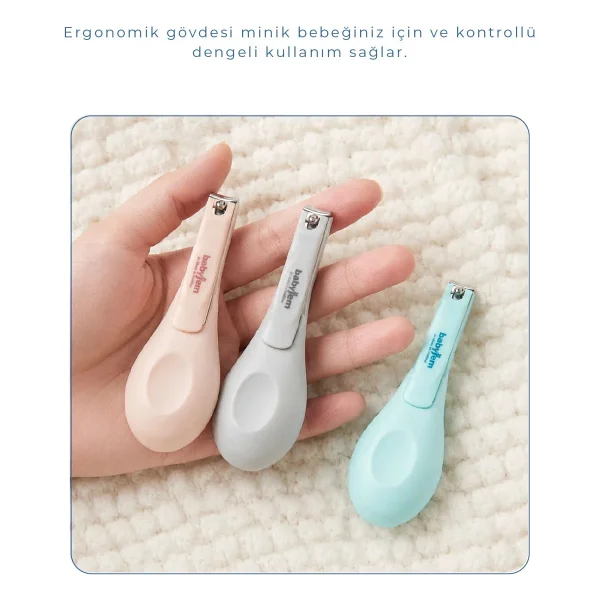 Babyjem 576 Bebek Kolay Kavrama Çıtçıt Tırnak Makası - Görsel 3