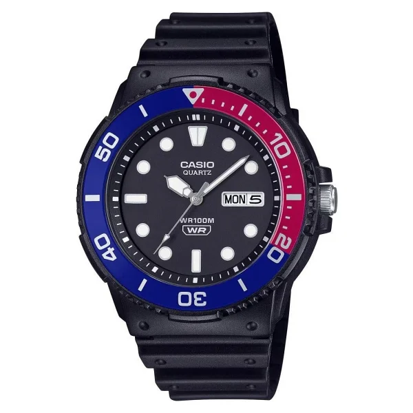 Casio Standart Mrw-230h-1e2vdf Siyah-Mavi Erkek Kol Saati - Görsel 2