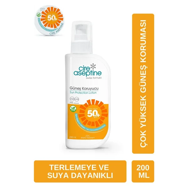 Cire Aseptine Güneş Koruyucu 50 Spf 200ml + Bronzlaştırıcı Güneş Yağı 0 Spf 200 Ml 2 Li Set - Görsel 2