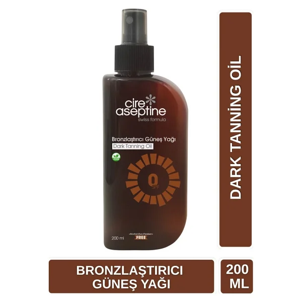 Cire Aseptine Güneş Koruyucu 50 Spf 200ml + Bronzlaştırıcı Güneş Yağı 0 Spf 200 Ml 2 Li Set - Görsel 3