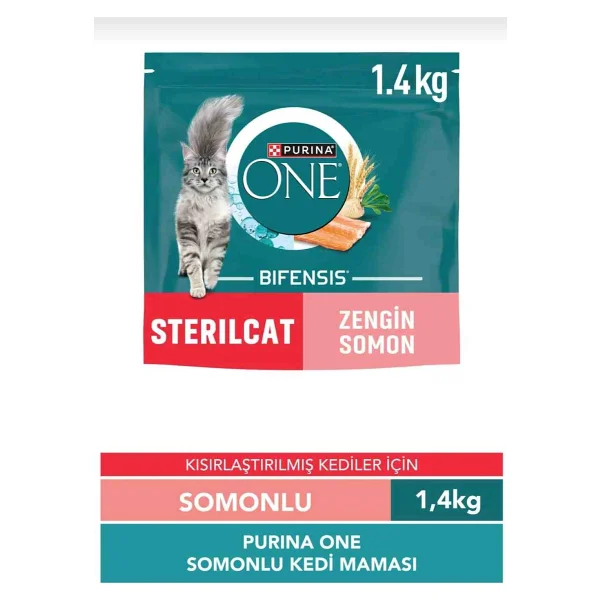 Purina One Somonlu 1.4 Kg Kısırlaştırılmış Yetişkin Kedi Maması - Görsel 4