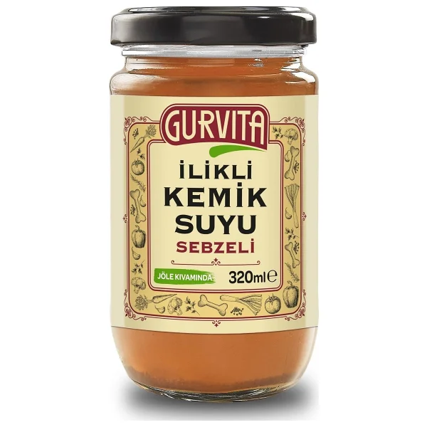 Gurvita Sebzeli İlikli Kemik Suyu 320 Ml - Görsel 9