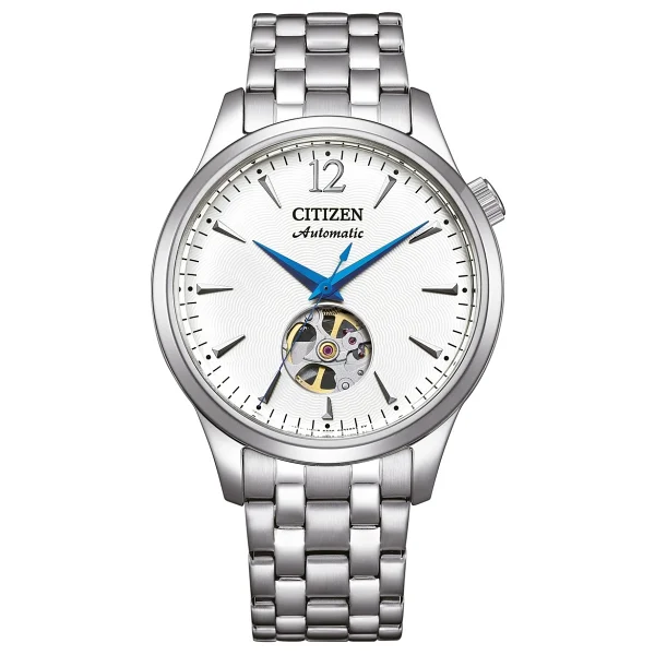 Citizen Automatico Nh9131-73a Çelik Kordon Beyaz Erkek Kol Saati - Görsel 3