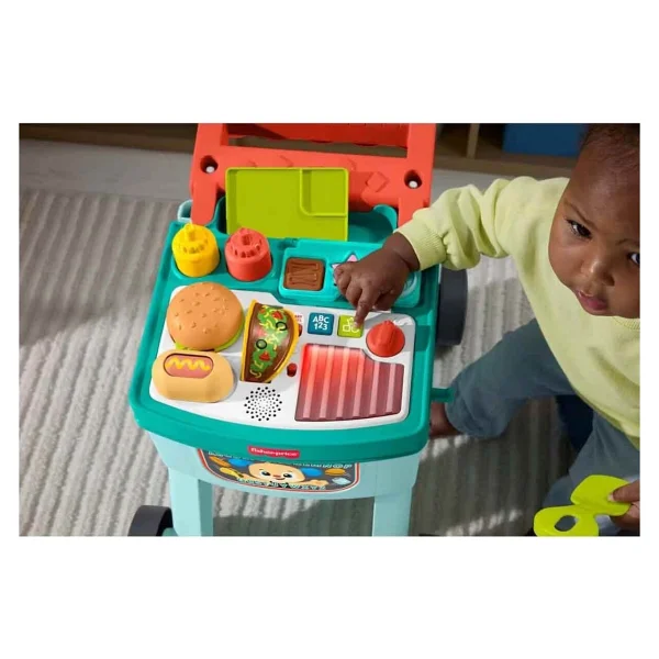 Fisher Price 4'ü 1 Arada Işıklı Eğlen Ve Öğren Alışveriş Sepeti Yürüteç Jlm95 - Görsel 2