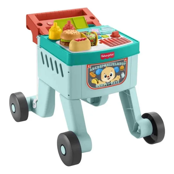 Fisher Price 4'ü 1 Arada Işıklı Eğlen Ve Öğren Alışveriş Sepeti Yürüteç Jlm95 - Görsel 5