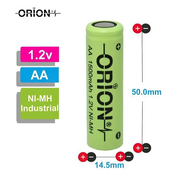 Orion 1.2v Ni-Mh Aa 1500mah Şarjlı Aa Kalem Pil - Görsel 3