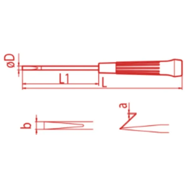 İzeltaş 4500172580 Elektronikçi Klemens 2.5x80 Mm Düz - Görsel 5