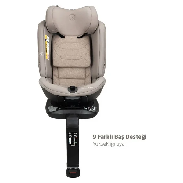 Maxi-Cosi Spinel 360 Plus Dönebilen I-Size Authentic Truffle 0-36 Kg Oto Koltuğu - Görsel 2