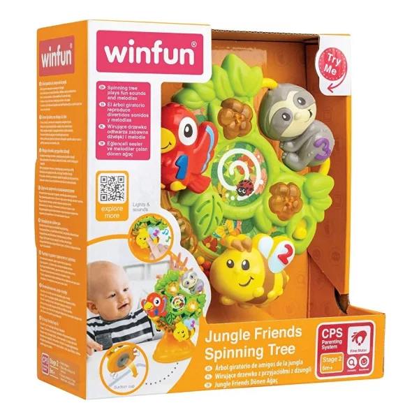 Winfun Dönen Ağaçtaki Orman Arkadaşlarım (5 Adet) - Görsel 3