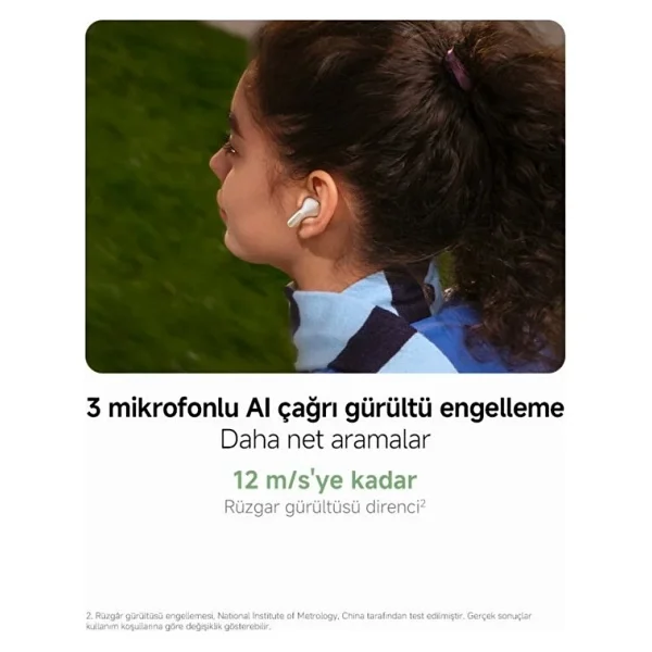 Xiaomi Redmi Buds 8 ANC TWS Beyaz Kulak İçi Bluetooth Kulaklık - Görsel 4
