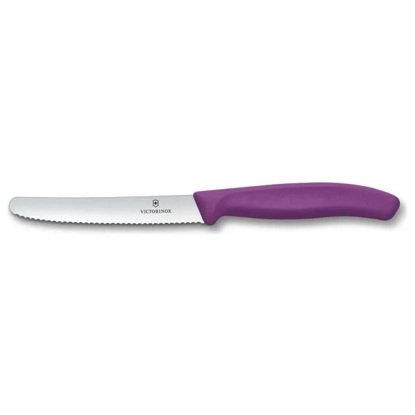 Victorinox Swiss Classic 6.7835.C1 Mor 11 Cm Tırtıklı Domates Bıçağı - Görsel 3