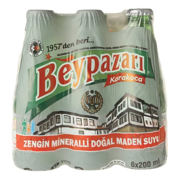 Beypazarı Sade Maden Suyu 6x200 Ml - Görsel 2