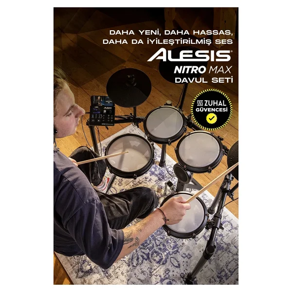 Alesis Nitro Max 8 Parça Elektronik Davul Seti - Görsel 10