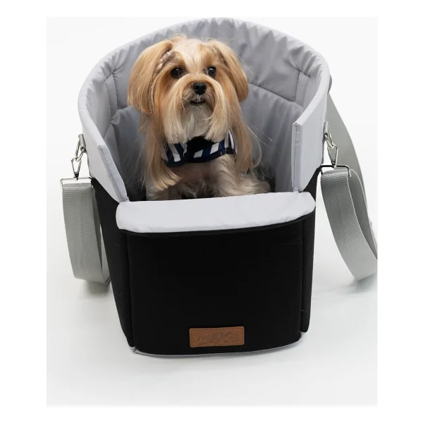 Reyo Max Design Kedi Köpek Taşıma Çantası Siyah - Seyahat İçin Hafif Ve Hava Alabilen Evcil Hayvan Çantası - Görsel 3