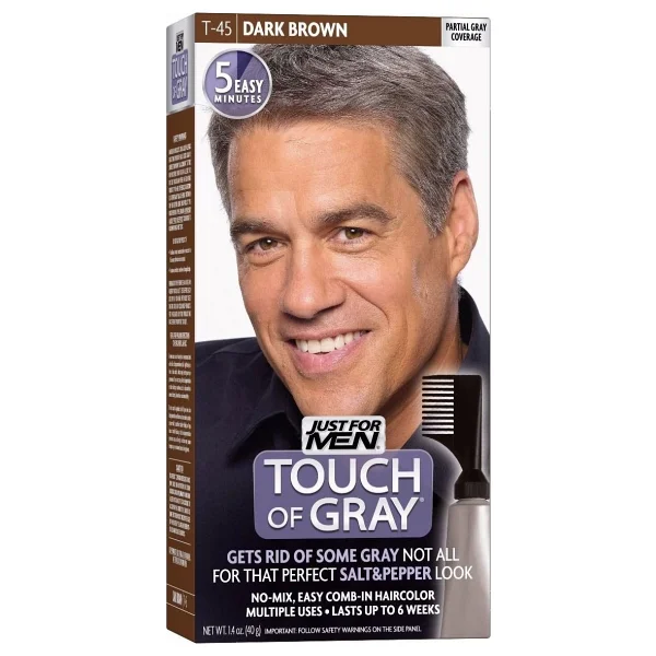 Just For Men Touch Of Grey Koyu Kahve Erkek Saç Boyası - Görsel 2