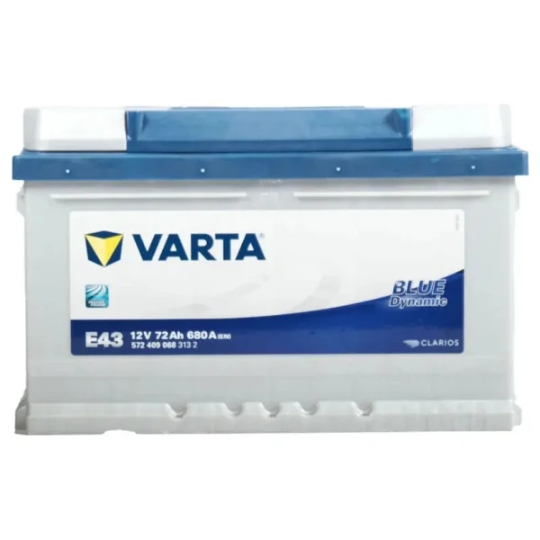Varta Blue Dynamic E43 Alçak 12 V 72 Ah 680 Cca Akü - Görsel 2