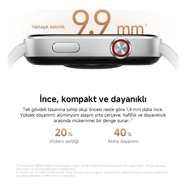 Xiaomi Redmi Watch 6 Akıllı Saat - Görsel 3