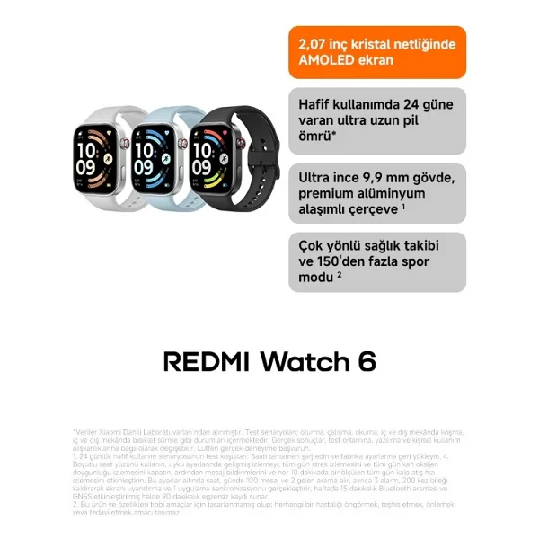 Xiaomi Redmi Watch 6 Akıllı Saat - Görsel 4