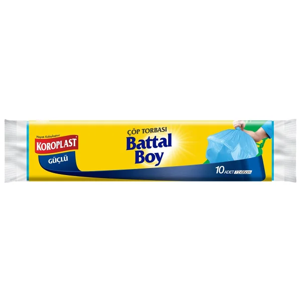 Koroplast Battal Boy 72x95 Cm 10'lu Çöp Torbası - Görsel 2
