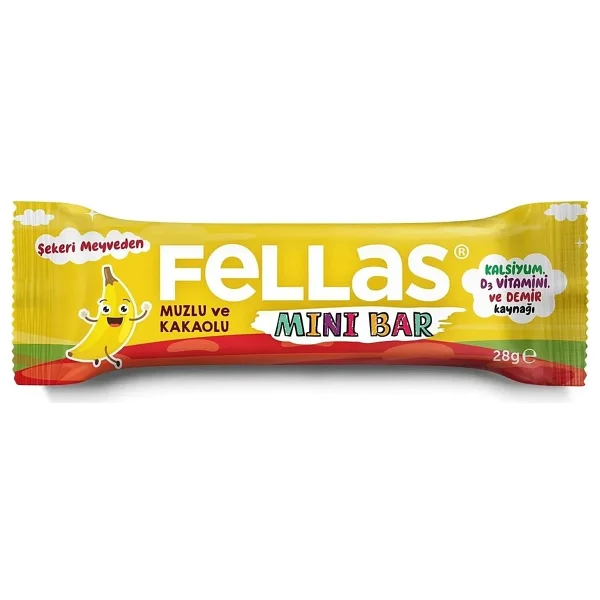 Fellas Kids Muzlu Ve Kakaolu 28 Gr Meyve Barı - Görsel 2