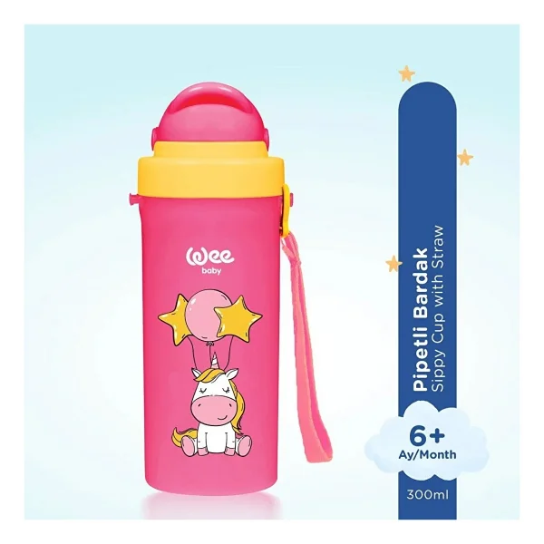 Wee Baby 896 Pipetli Bardak 300 Ml Pembe - Görsel 7