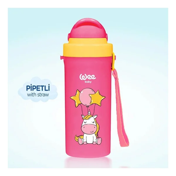 Wee Baby 896 Pipetli Bardak 300 Ml Pembe - Görsel 8