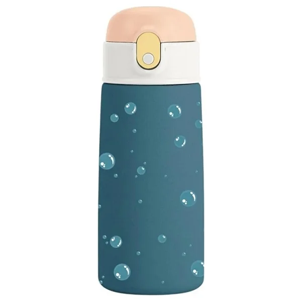 SipnJoy - Sipsquad Çocuk Su Termosu 480 ml - Turtle Voyage (2 Adet) - Görsel 2