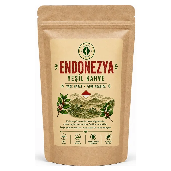 Resso Coffee Guatemala Brezilya Endonezya Çiğ Yeşil Kahve Çekirdeği Arabica 3lü Set - 250 Gr - Görsel 3