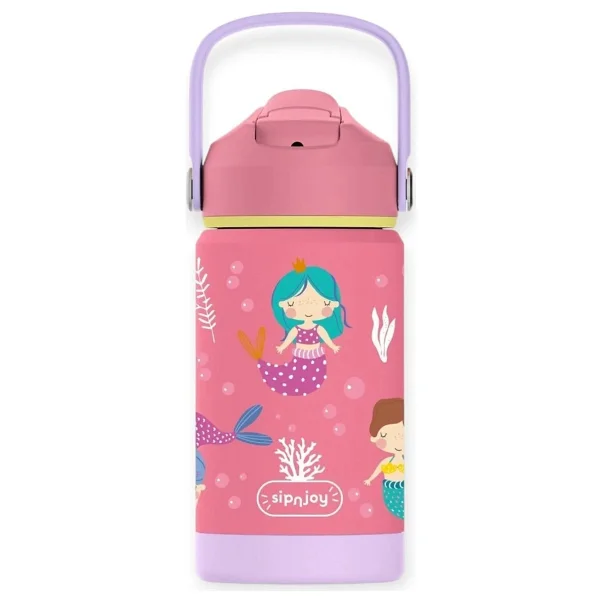 Sipnjoy - Flipsip Çocuk Su Termosu 360 Ml - Mermaid Dream (3 Adet) - Görsel 2