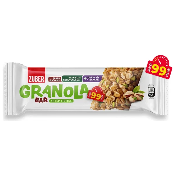 Züber Antep Fıstıklı Granola Bar 25 Gr - Görsel 10
