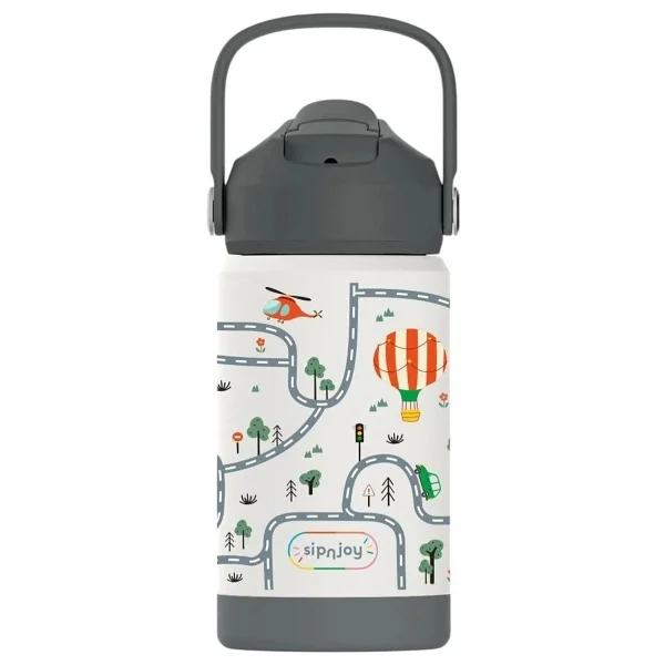 Sipnjoy - Flipsip Çocuk Su Termosu 360 Ml - Adventure Trails (3 Adet) - Görsel 2