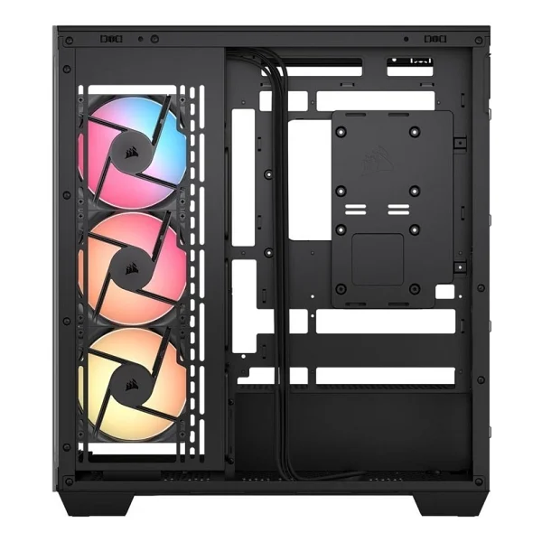 Corsair 3500x Argb Siyah 4x120mm Fan Temperli Cam USB 3.2 Rm850e 850w 80+ Gold Güç Kaynağı Mid Tower E-Atx Gaming Kasa - Görsel 3