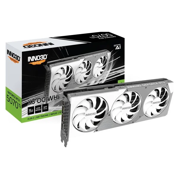 Inno3d RTX 5070 Tı X3 Oc White N507t3-16d7x-176068w 256 Bit Gddr7 16 GB Ekran Kartı - Görsel 4